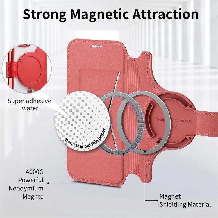 For iPhone 14 Plus Splitable Electroplated MagSafe RFID Anti-theft Leather Phone Case with Lens Film