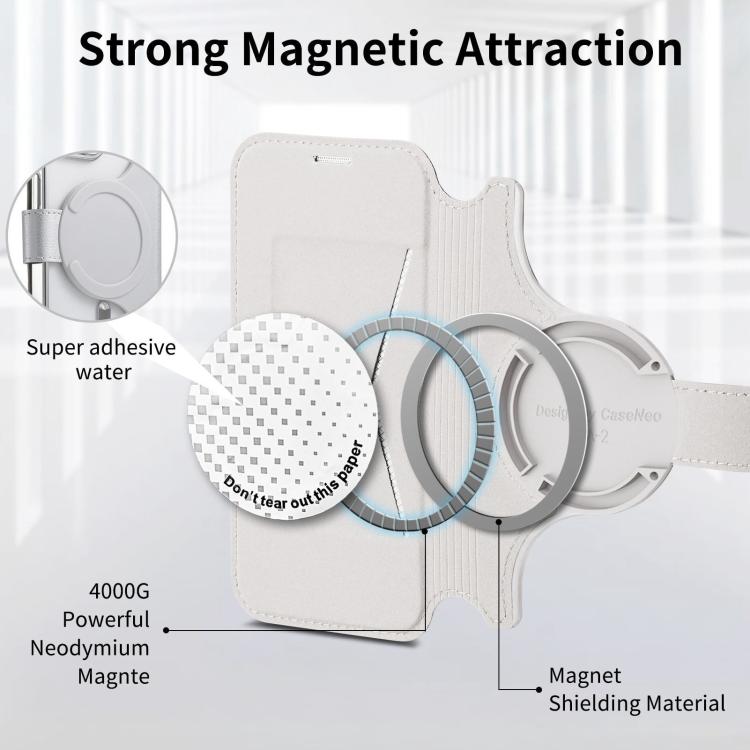 For iPhone 14 Pro Max Splitable Electroplated MagSafe RFID Anti-theft Leather Phone Case with Lens Film