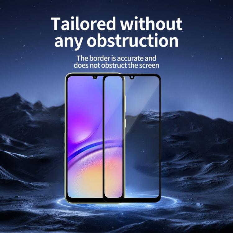 For Samsung Galaxy A05 / A05s Do As You Wish Silk Screen Printed HD Tempered Glass Film - Black