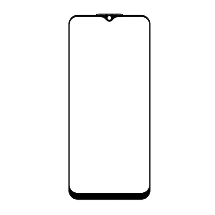 For Samsung Galaxy A22 5G Do As You Wish Silk Screen Printed HD Tempered Glass Film - Black