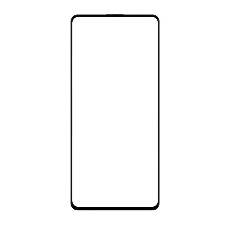 For Samsung Galaxy M62 Do As You Wish Silk Screen Printed HD Tempered Glass Film - Black