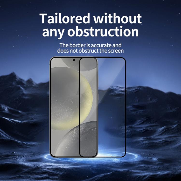 For Samsung Galaxy S24 5G Do As You Wish Silk Screen Printed HD Tempered Glass Film - Black
