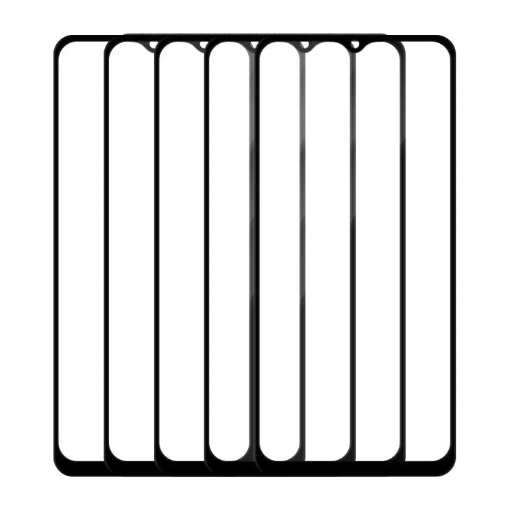 For Samsung Galaxy A03 / A03s 5pcs / Pack Do As You Wish Silk Screen Printed HD Tempered Glass Film - Black