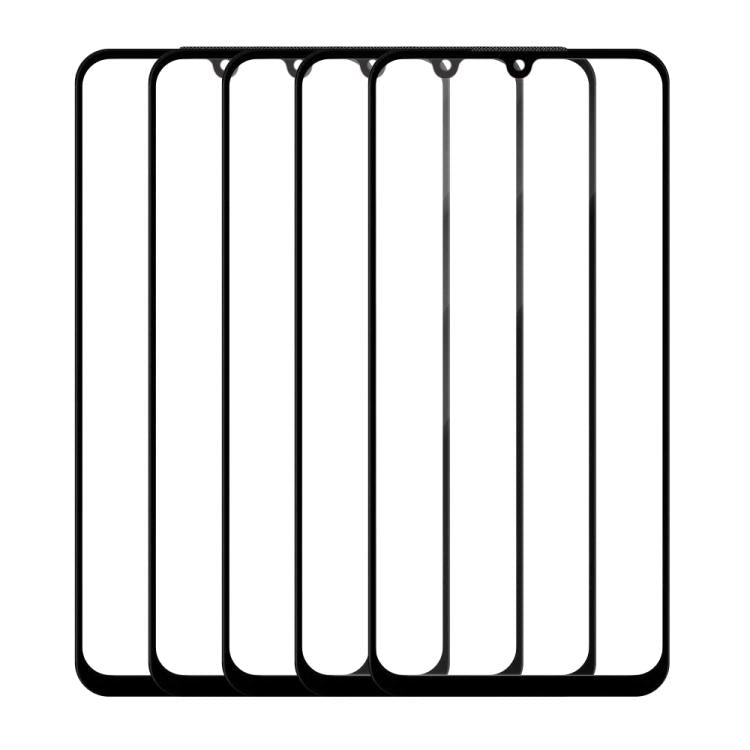 For Samsung Galaxy A15 / A25 5G / A24 5pcs / Pack Do As You Wish Silk Screen Printed HD Tempered Glass Film - Black