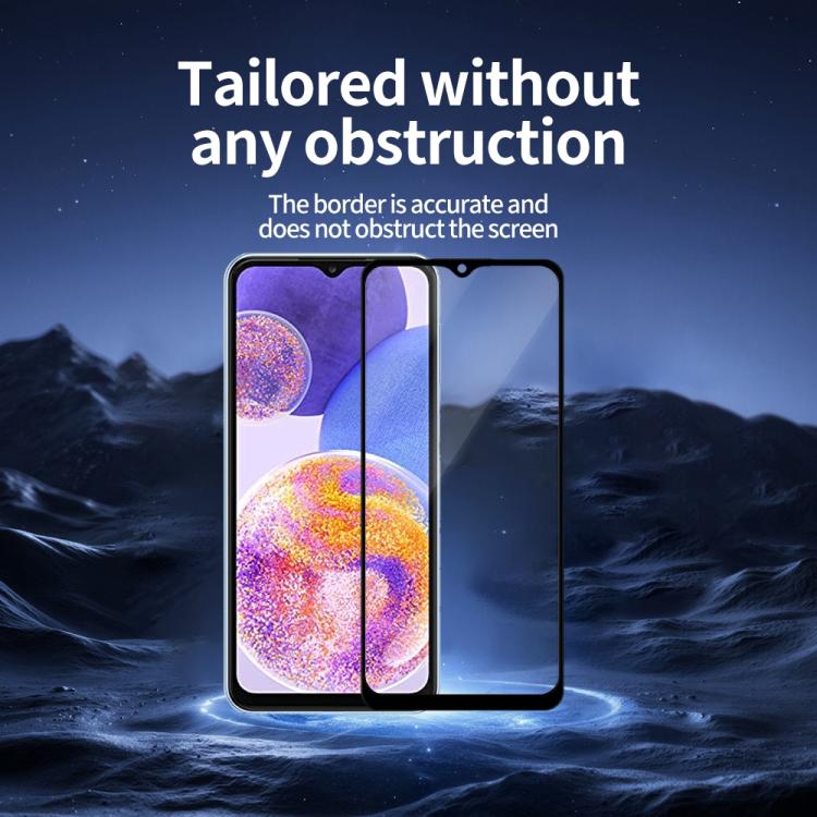 For Samsung Galaxy A23 5G / 4G 5pcs / Pack Do As You Wish Silk Screen Printed HD Tempered Glass Film - Black
