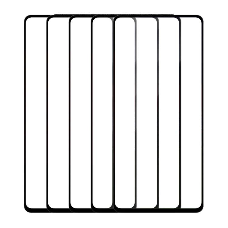 For Samsung Galaxy A52s 5G 5pcs / Pack Do As You Wish Silk Screen Printed HD Tempered Glass Film - Black