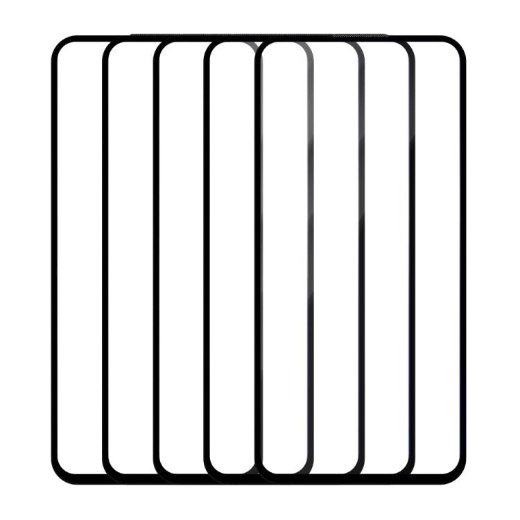 For Samsung Galaxy A54 5G 5pcs / Pack Do As You Wish Silk Screen Printed HD Tempered Glass Film - Black