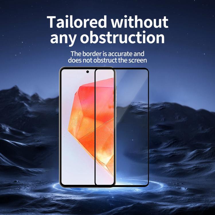 For Samsung Galaxy C55 5pcs / Pack Do As You Wish Silk Screen Printed HD Tempered Glass Film - Black