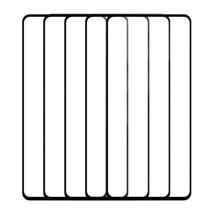 For Samsung Galaxy F54 5pcs / Pack Do As You Wish Silk Screen Printed HD Tempered Glass Film - Black