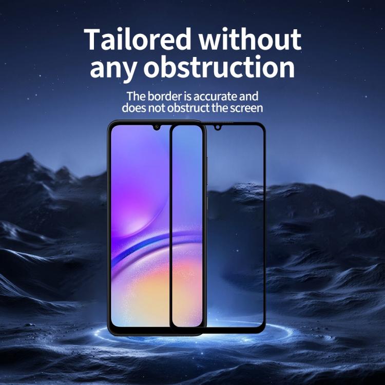 For Samsung Galaxy M05 5pcs / Pack Do As You Wish Silk Screen Printed HD Tempered Glass Film - Black