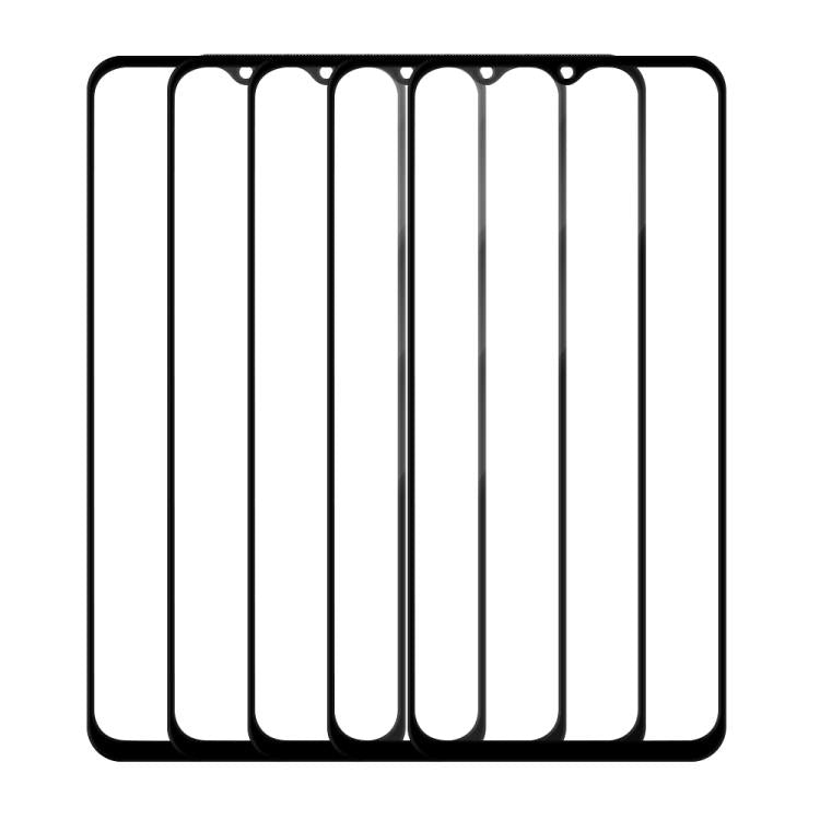 For Samsung Galaxy M12 4G / M13 5pcs / Pack Do As You Wish Silk Screen Printed HD Tempered Glass Film - Black