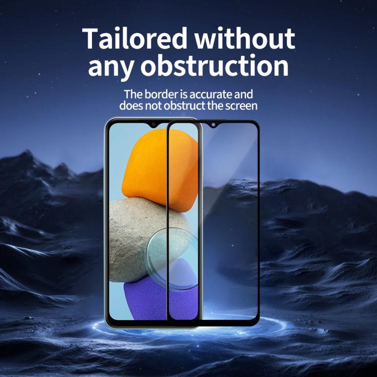 For Samsung Galaxy M23 5pcs / Pack Do As You Wish Silk Screen Printed HD Tempered Glass Film - Black