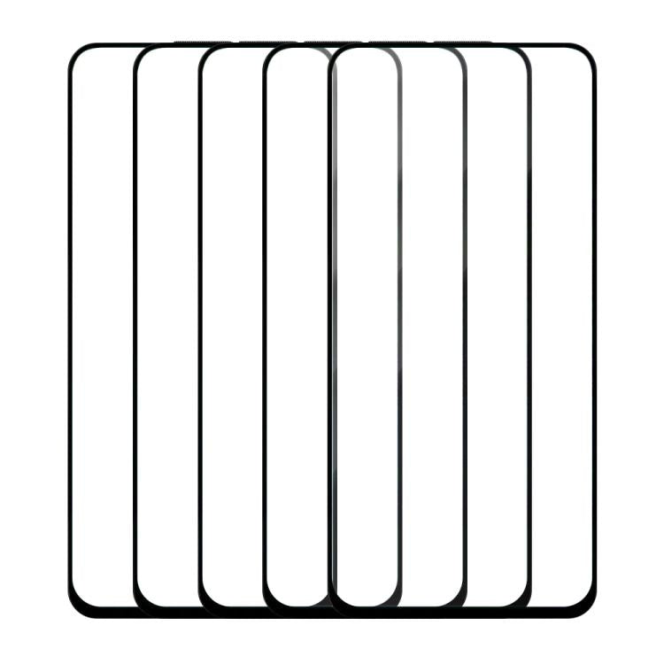 For Samsung Galaxy M40 5pcs / Pack Do As You Wish Silk Screen Printed HD Tempered Glass Film - Black