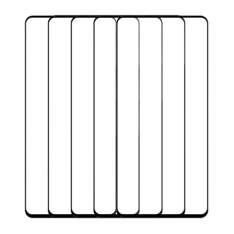 For Samsung Galaxy M53 5G 5pcs / Pack Do As You Wish Silk Screen Printed HD Tempered Glass Film - Black