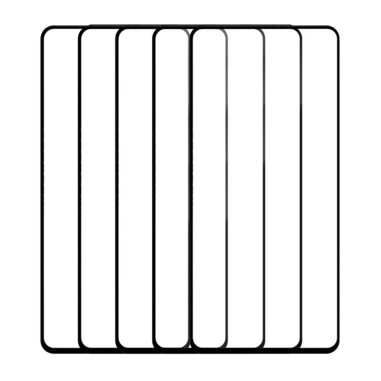 For Samsung Galaxy M54 5G 5pcs / Pack Do As You Wish Silk Screen Printed HD Tempered Glass Film - Black