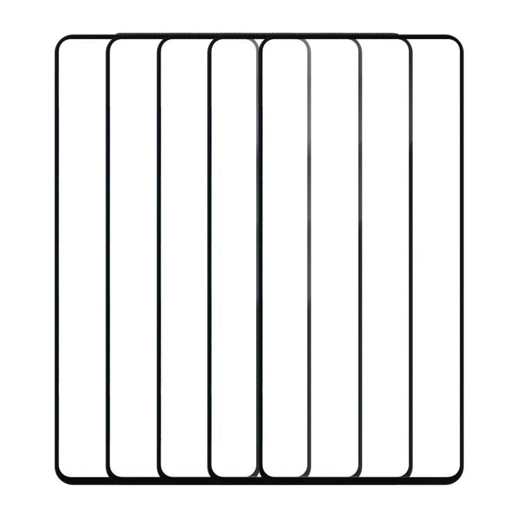 For Samsung Galaxy M55 5G 5pcs / Pack Do As You Wish Silk Screen Printed HD Tempered Glass Film - Black