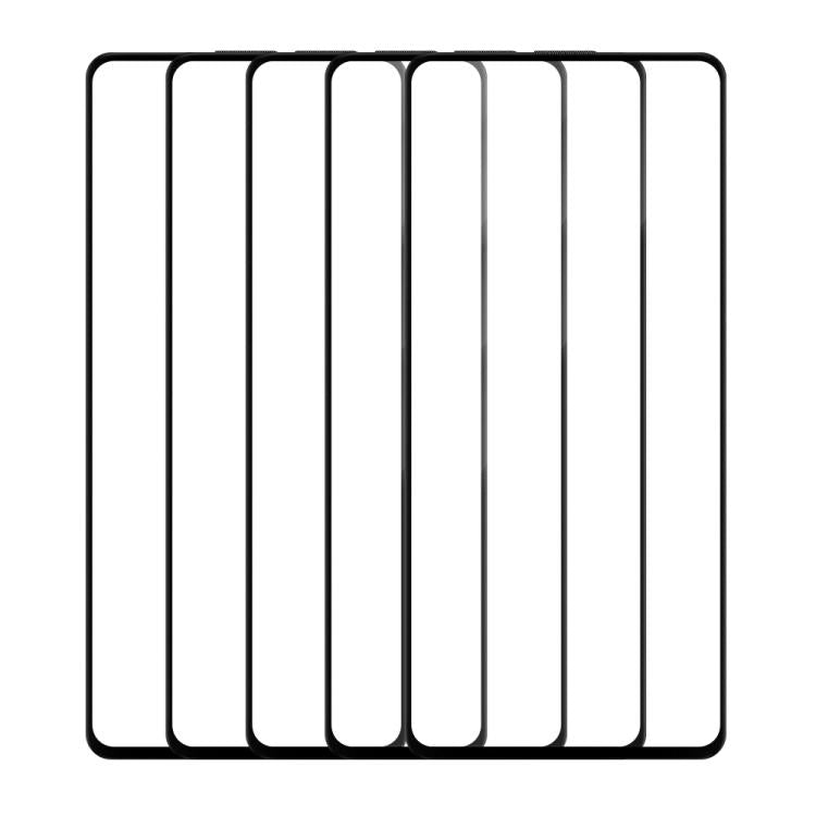 For Samsung Galaxy M62 5pcs / Pack Do As You Wish Silk Screen Printed HD Tempered Glass Film - Black