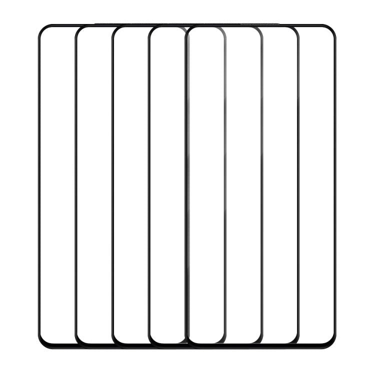 For Samsung Galaxy S21 FE 5G 5pcs / Pack Do As You Wish Silk Screen Printed HD Tempered Glass Film - Black
