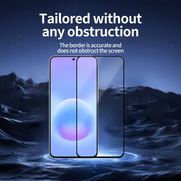 For Samsung Galaxy A57 5G 5pcs / Pack Do As You Wish Silk Screen Printed HD Tempered Glass Film - Black