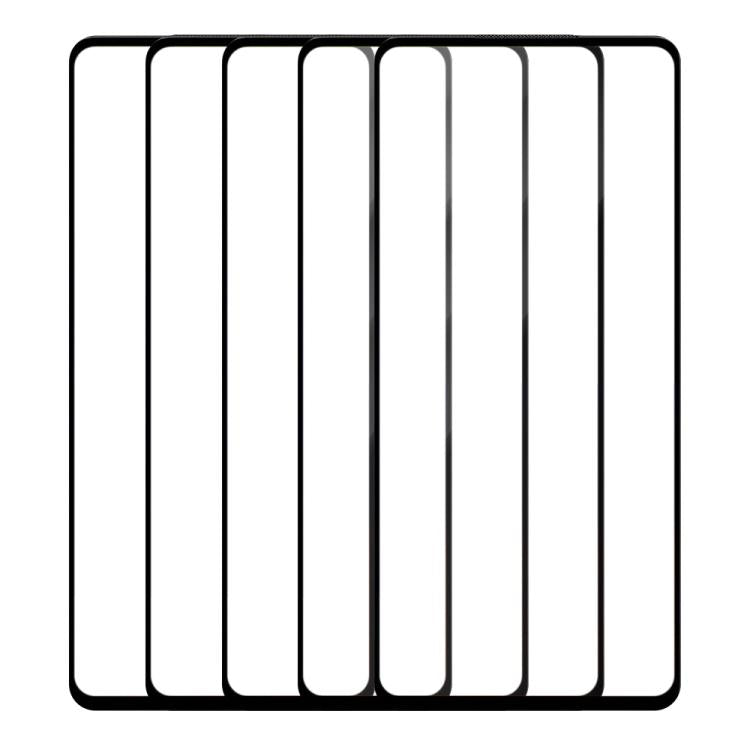For Galaxy A52 5G / 4G 5pcs / Pack Do As You Wish Silk Screen Printed HD Tempered Glass Film - Black