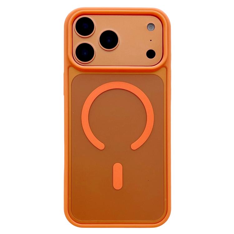 For iPhone 17 Pro Frosted Skin Feel MagSafe Phone Case - Orange