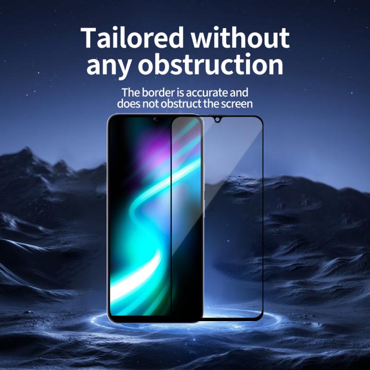 For Xiaomi Poco M6 5G Do As You Wish Silk Screen Printed HD Tempered Glass Film - Black