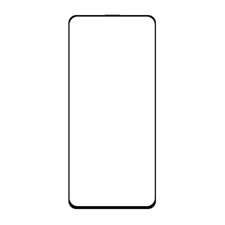 For Xiaomi Poco F4 Do As You Wish Silk Screen Printed HD Tempered Glass Film - Black