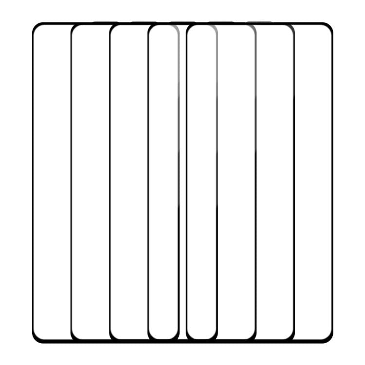 For Xiaomi Poco X6 Neo 5pcs / Pack Do As You Wish Silk Screen Printed HD Tempered Glass Film - Black