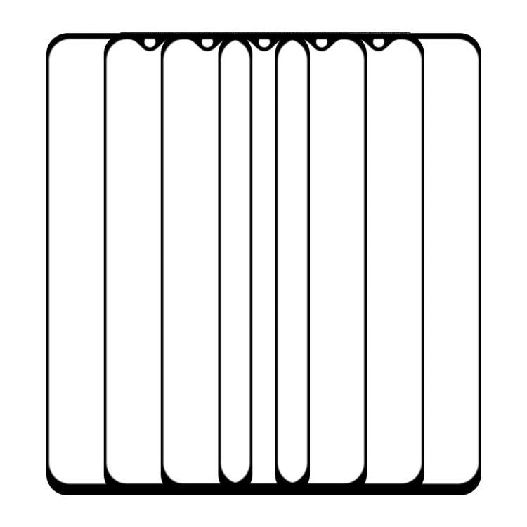 For Xiaomi Poco M5 5pcs / Pack Do As You Wish Silk Screen Printed HD Tempered Glass Film - Black