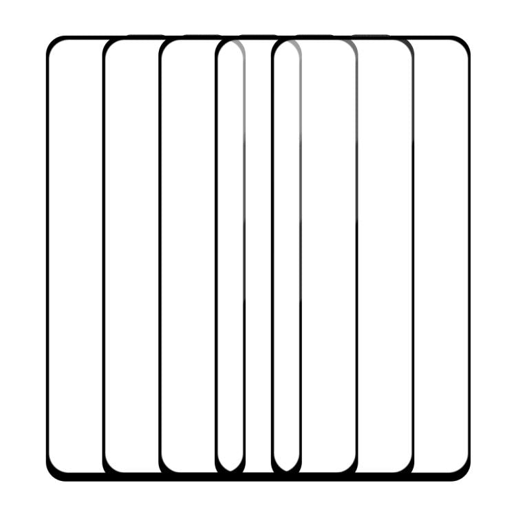For Xiaomi Poco M5s 5pcs / Pack Do As You Wish Silk Screen Printed HD Tempered Glass Film - Black