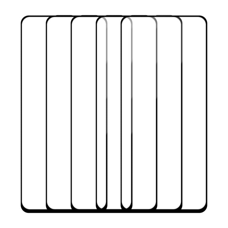 For Xiaomi Poco X4 GT 5pcs / Pack Do As You Wish Silk Screen Printed HD Tempered Glass Film - Black