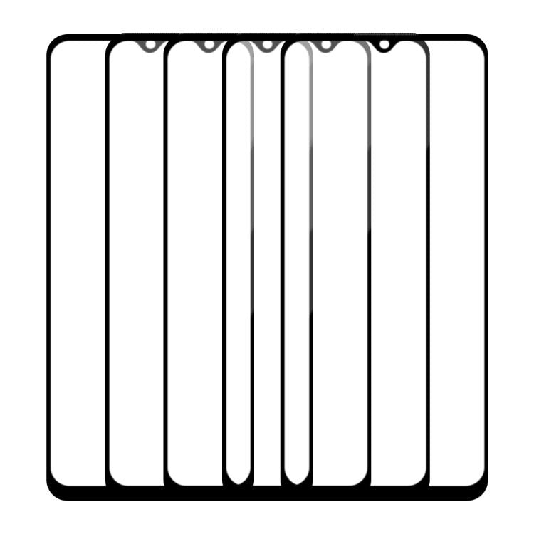 For Xiaomi Poco M4 5G 5pcs / Pack Do As You Wish Silk Screen Printed HD Tempered Glass Film - Black