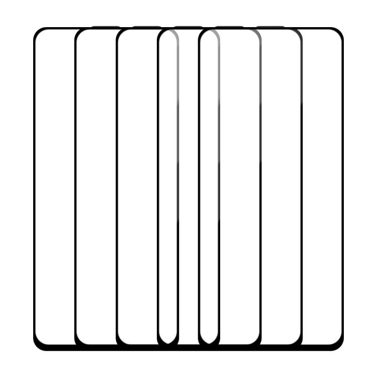 For Xiaomi Poco M4 Pro 4G 5pcs / Pack Do As You Wish Silk Screen Printed HD Tempered Glass Film - Black