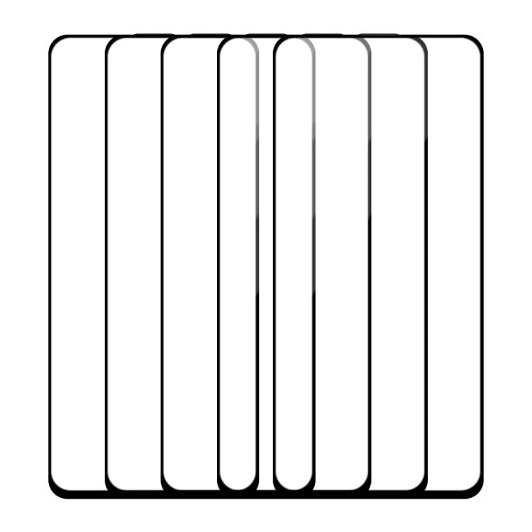 For Xiaomi Poco X4 Pro 5G 5pcs / Pack Do As You Wish Silk Screen Printed HD Tempered Glass Film - Black