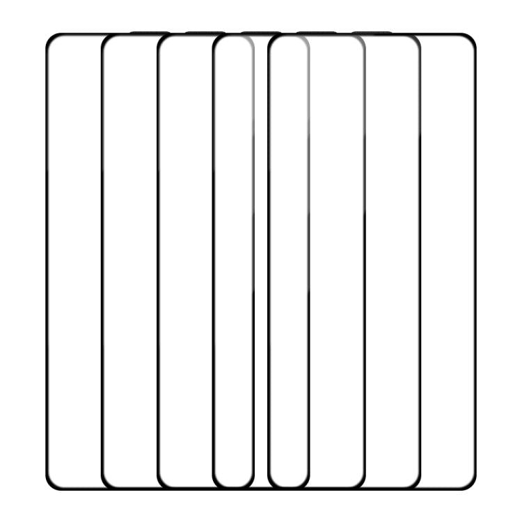 For Xiaomi Poco F3 GT 5pcs / Pack Do As You Wish Silk Screen Printed HD Tempered Glass Film - Black