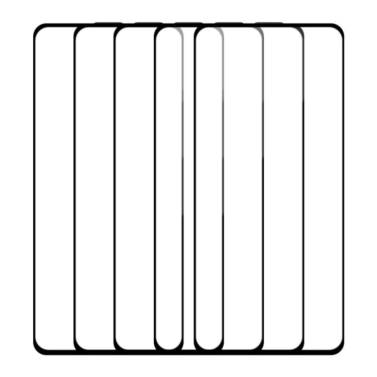 For Xiaomi Poco F3 5pcs / Pack Do As You Wish Silk Screen Printed HD Tempered Glass Film - Black