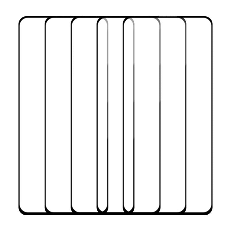For Xiaomi Poco F4 5pcs / Pack Do As You Wish Silk Screen Printed HD Tempered Glass Film - Black