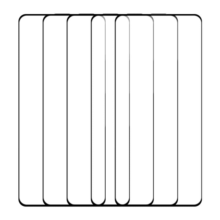 For Xiaomi Poco F4 GT 5pcs / Pack Do As You Wish Silk Screen Printed HD Tempered Glass Film - Black