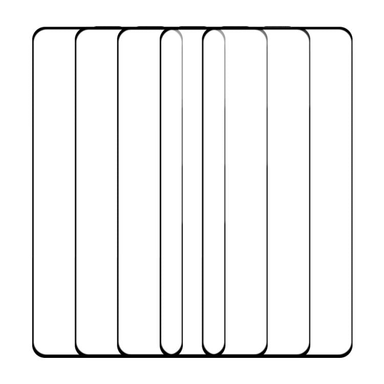 For Xiaomi Poco F5 5pcs / Pack Do As You Wish Silk Screen Printed HD Tempered Glass Film - Black