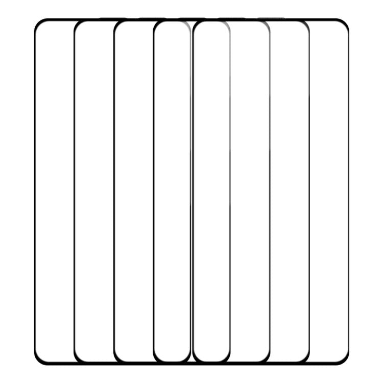 For Xiaomi Poco F6 5pcs / Pack Do As You Wish Silk Screen Printed HD Tempered Glass Film - Black