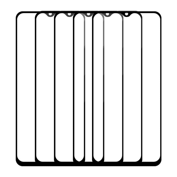 For Xiaomi Poco C50 5pcs / Pack Do As You Wish Silk Screen Printed HD Tempered Glass Film - Black