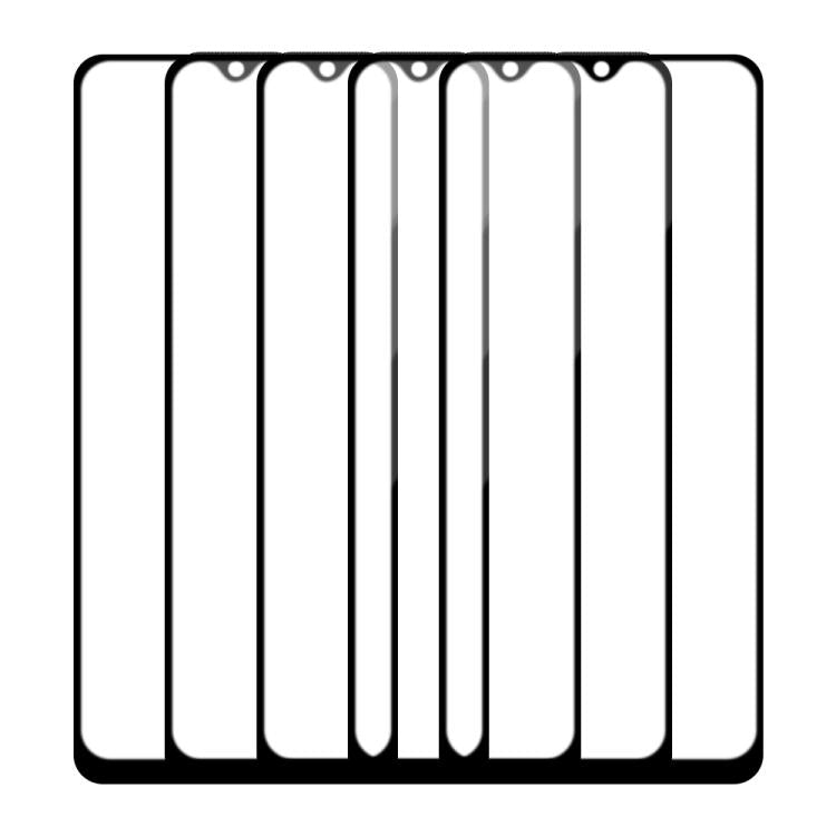 For Xiaomi Poco C51 5pcs / Pack Do As You Wish Silk Screen Printed HD Tempered Glass Film - Black