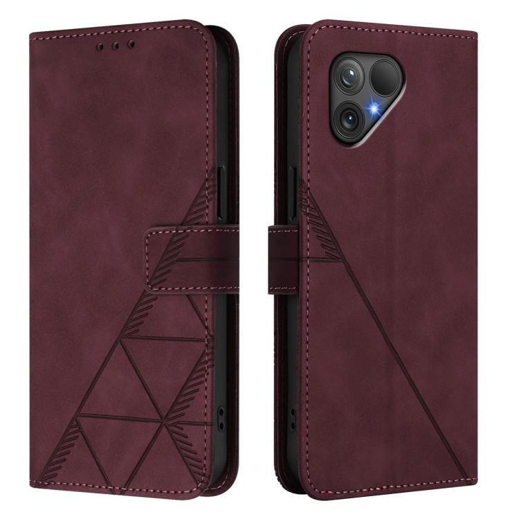 For Fairphone 5 Crossbody 3D Embossed Flip Leather Phone Case