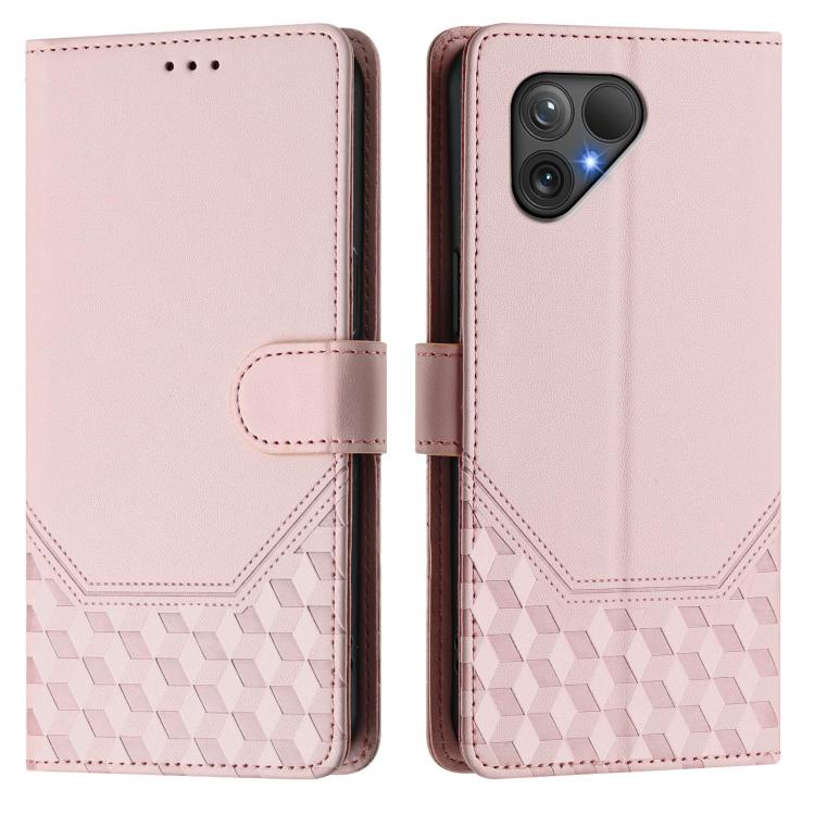 For Fairphone 5 Honeycomb Embossing RFID Leather Phone Case