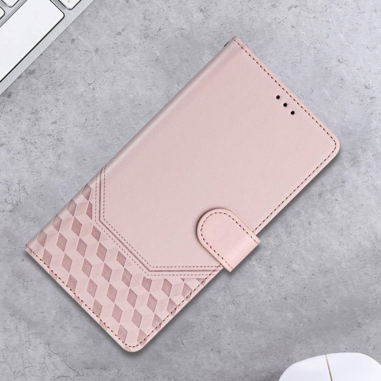 For Fairphone 5 Honeycomb Embossing RFID Leather Phone Case