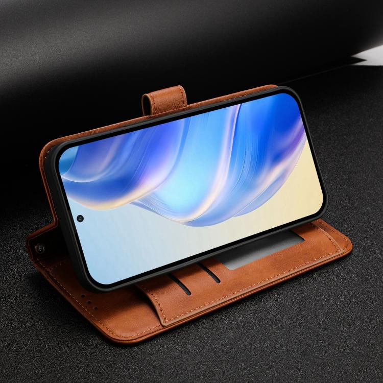 For Fairphone 5 Multi-Card Slots Zipper Wallet Leather Phone Case