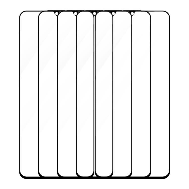 For Wiko Hi Enjoy 60s 5pcs / Pack Do As You Wish Silk Screen Printed HD Tempered Glass Film - Black