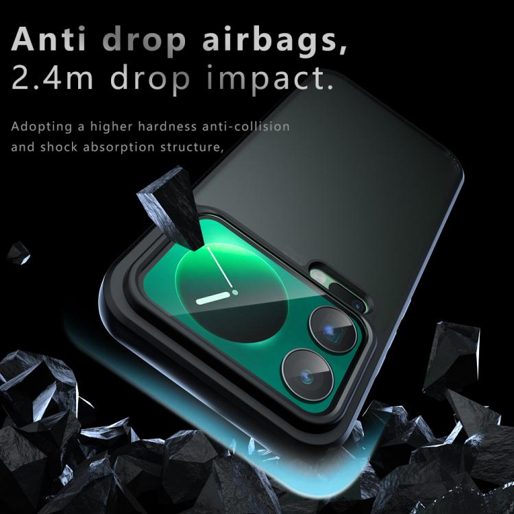 For Xiaomi 17 Pro Max Armor Big Pore PC Hybrid TPU Phone Case - Transparent