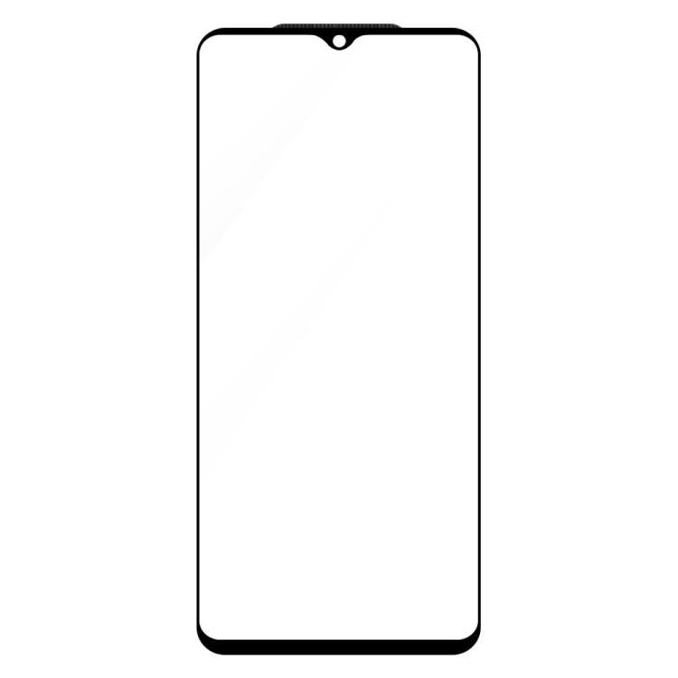 For Huawei Maimang A20 Do As You Wish Silk Screen Printed HD Tempered Glass Film - Black