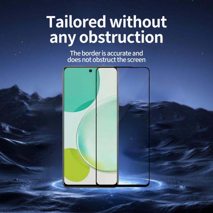 For Huawei nova 11i Do As You Wish Silk Screen Printed HD Tempered Glass Film - Black
